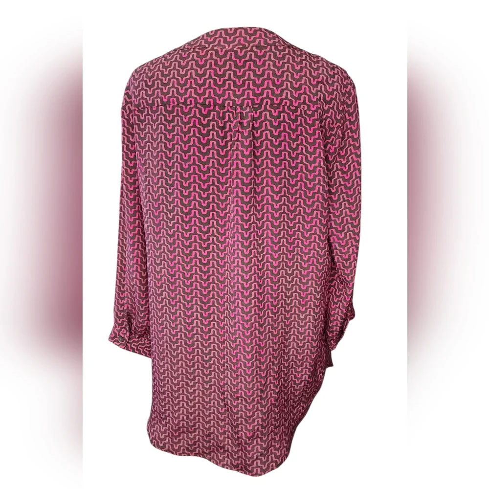 Ellie Kai 100% Silk Blouse, Womens 8 - Picture 3 of 8